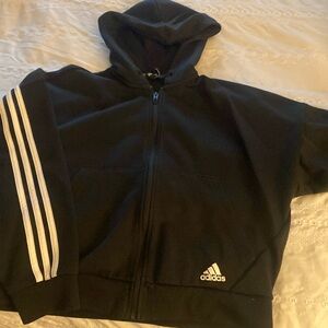 Waist length adidas hoodie (no string)